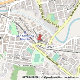 Mappa Via S. Michele, 11, 62027 San Severino Marche MC, Italia, 62027 San Severino Marche, Macerata (Marche)