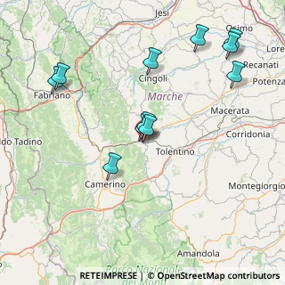 Mappa Via Giacomo Brodolini, 62027 San Severino Marche MC, Italia (17.54273)