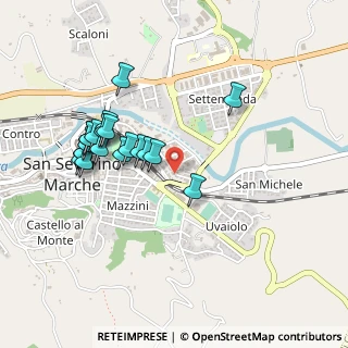 Mappa Via Giacomo Brodolini, 62027 San Severino Marche MC, Italia (0.471)