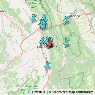 Mappa Via Giacomo Matteotti, 06023 Gualdo Tadino PG, Italia (5.455)