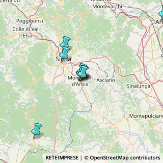 Mappa Via Lauretana, 53014 Monteroni D'arbia SI, Italia (22.04769)