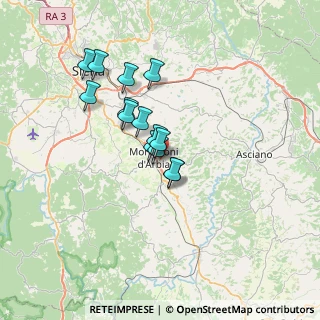 Mappa Via Lauretana, 53014 Monteroni D'arbia SI, Italia (5.36857)