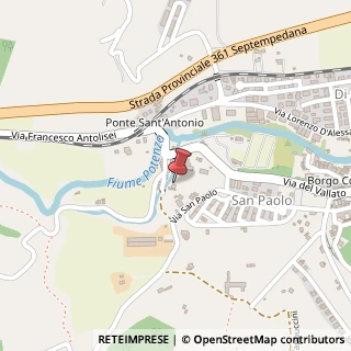 Mappa Via San Paolo, 50, 62027 San Severino Marche, Macerata (Marche)