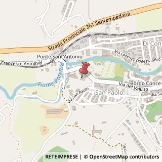 Mappa Via Ponte Sant'Antonio, 62027 San Severino Marche MC, Italia, 62027 San Severino Marche, Macerata (Marche)