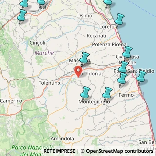 Mappa Via San Marco, 62014 Petriolo MC, Italia (23.20308)