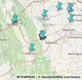 Mappa Viale Mazzini, 62027 San Severino Marche MC, Italia (17.54091)