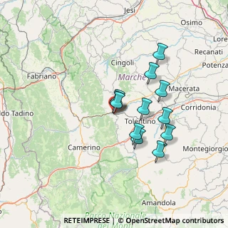 Mappa Viale Mazzini, 62027 San Severino Marche MC, Italia (11.39167)