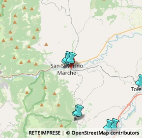 Mappa Viale Mazzini, 62027 San Severino Marche MC, Italia (6.0575)