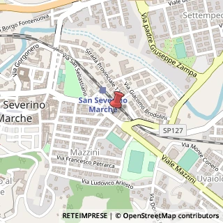 Mappa Viale Mazzini, 29, 62027 San Severino Marche, Macerata (Marche)