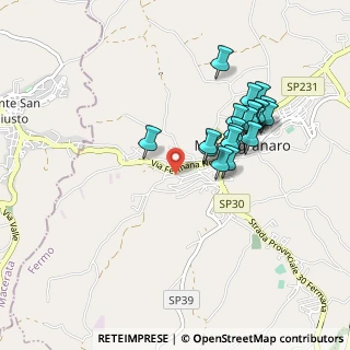 Mappa Via dell'Ospedale, 63014 Montegranaro FM, Italia (0.878)