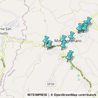 Mappa Via dell'Ospedale, 63014 Montegranaro FM, Italia (1.08917)