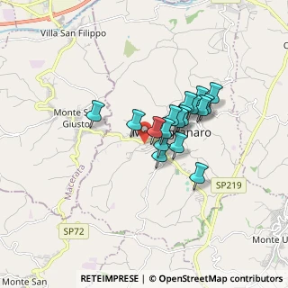 Mappa Via dell'Ospedale, 63014 Montegranaro FM, Italia (1.23294)