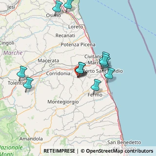 Mappa Via dell'Ospedale, 63014 Montegranaro FM, Italia (14.22667)