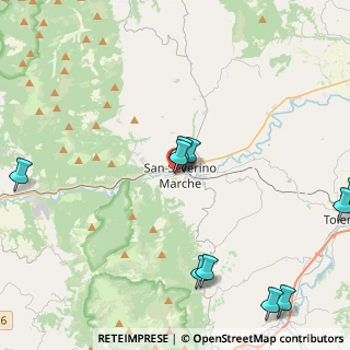 Mappa Vicolo del Gallo, 62027 San Severino Marche MC, Italia (6.22167)