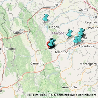Mappa Vicolo del Gallo, 62027 San Severino Marche MC, Italia (10.76375)