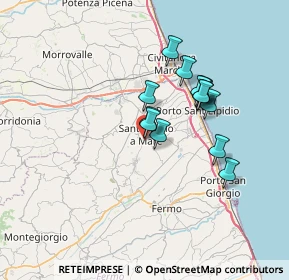 Mappa Via Briotti, 63811 Sant'Elpidio a Mare FM, Italia (5.68714)