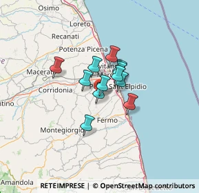 Mappa Via Briotti, 63811 Sant'Elpidio a Mare FM, Italia (7.60667)