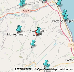 Mappa Via Briotti, 63811 Sant'Elpidio a Mare FM, Italia (6.3955)
