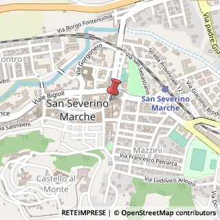 Mappa Viale Eustachio, 29, 62027 San Severino Marche, Macerata (Marche)