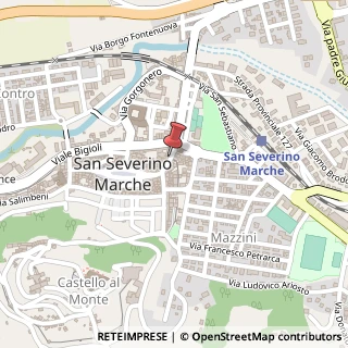 Mappa Via Eustachio, 15, 62027 San Severino Marche, Macerata (Marche)