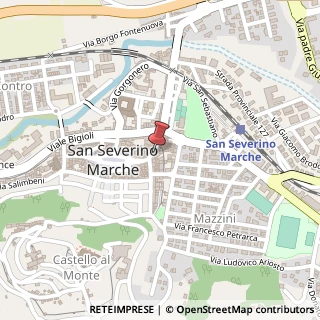 Mappa Via Eustachio, 7, 62027 San Severino Marche, Macerata (Marche)