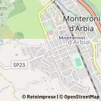 Hartă Monteroni d'Arbia