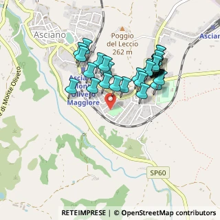 Mappa Via Traversa Ferruccio Bonaiuti, 53041 Asciano SI, Italia (0.42414)