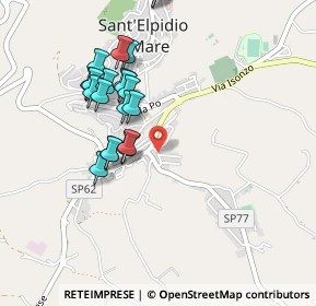 Mappa Via Piave, 63811 Sant'Elpidio a Mare FM, Italia (0.4755)