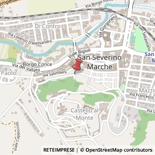 Mappa Via di San Rocco, 2, 62027 San Severino Marche, Macerata (Marche)