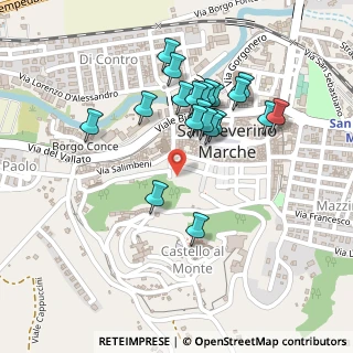 Mappa Via di S. Rocco, 62027 San Severino Marche MC, Italia (0.218)