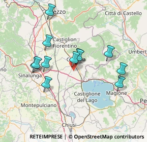 Mappa Loc. San Lorenzo, 52044 Cortona AR, Italia (14.06667)