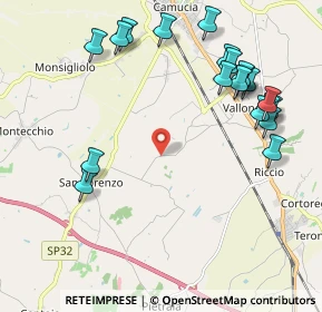 Mappa Loc. San Lorenzo, 52044 Cortona AR, Italia (2.5325)