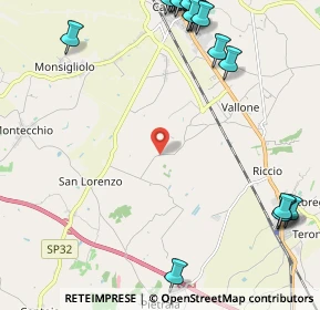 Mappa Loc. San Lorenzo, 52044 Cortona AR, Italia (3.347)