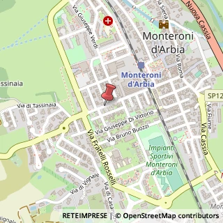 Mappa Via IV Novembre, 419, 53014 Monteroni d'Arbia, Siena (Toscana)