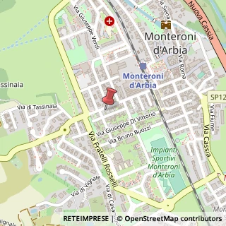 Mappa Via IV Novembre, 429, 53014 Monteroni d'Arbia, Siena (Toscana)