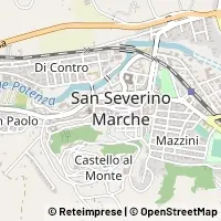 Karte San Severino Marche