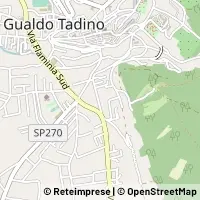 Hartă Gualdo Tadino