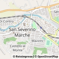 Térkép San Severino Marche