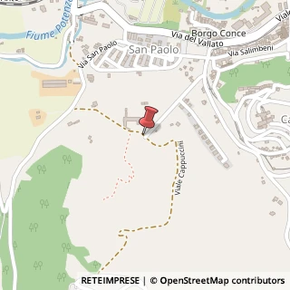 Mappa Via Cappuccini, 62027 San Severino Marche, Macerata (Marche)