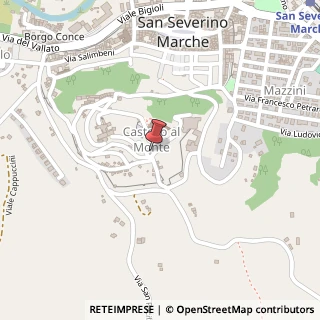 Mappa Via Camillo Benso Conte di Cavour, 2, 62027 San Severino Marche, Macerata (Marche)