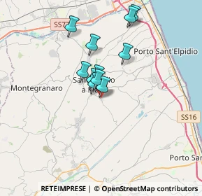 Mappa Via Don B. Berdini, 63811 Sant'Elpidio a Mare FM, Italia (2.70545)