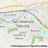 Karte San Severino Marche