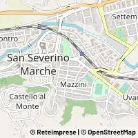 Karte San Severino Marche