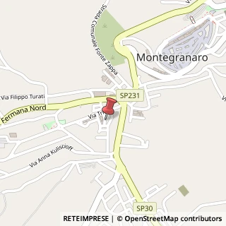 Mappa Via Carlo Cattaneo, 10, 63812 Montegranaro, Fermo (Marche)