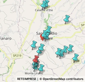 Mappa Via Ponti Oscuri, 63811 Sant'Elpidio a Mare FM, Italia (2.1705)