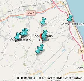 Mappa Via Ponti Oscuri, 63811 Sant'Elpidio a Mare FM, Italia (3.12154)