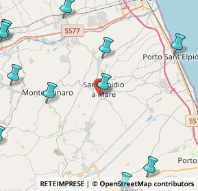 Mappa Via Ponti Oscuri, 63811 Sant'Elpidio a Mare FM, Italia (6.79)