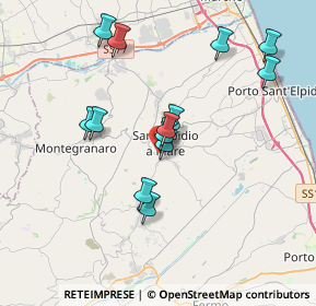 Mappa Via Ponti Oscuri, 63811 Sant'Elpidio a Mare FM, Italia (3.55308)