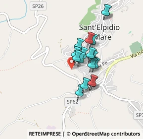 Mappa Via Ponti Oscuri, 63811 Sant'Elpidio a Mare FM, Italia (0.3255)