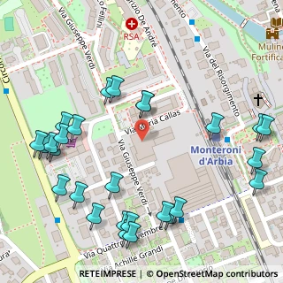 Mappa Via Maria Callas, 53014 Monteroni D'arbia SI, Italia (0.16667)